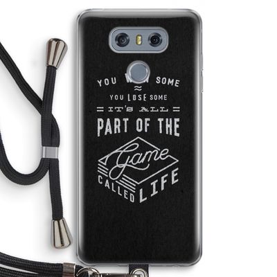 Life: LG G6 Transparant Hoesje met koord