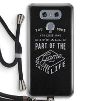 Life: LG G6 Transparant Hoesje met koord
