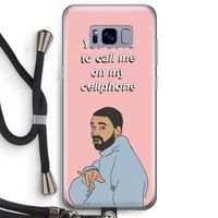 Hotline bling: Samsung Galaxy S8 Plus Transparant Hoesje met koord