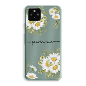 Daisies: Google Pixel 5a 5G Transparant Hoesje