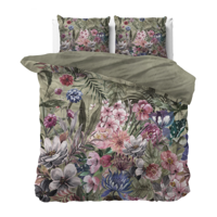 Dekbedovertrek Natuur & Bloemen 240x200 Cm Ademend & Double Face & Drukknopen & Dubbele Instopstrook Dreamhouse - Dekbed-Discounter.nl