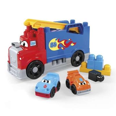 MEGA BLOKS - Race- en bouwvrachtwagen - 19-delige set - MEGA Bloks - JFR29