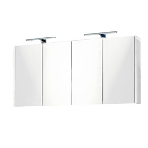 Best Design Spiegelkast Happy Incl. LED verlichting 120x60 cm Wit