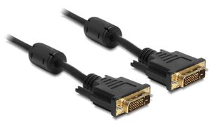 DeLOCK 83190 DVI kabel 2m zwart male/male