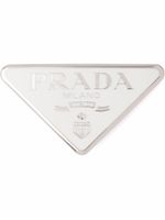 Prada barrette à logo triangulaire - Blanc - thumbnail