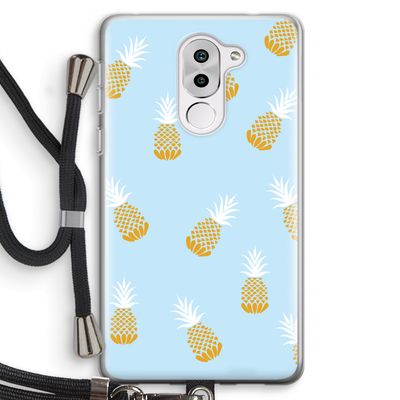 Ananasjes: Honor 6X Transparant Hoesje met koord