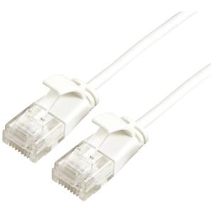 ROLINE UTP Data Center Patchkabel Cat.6A (Class EA), LSOH, extra dun, wit, 0,3 m