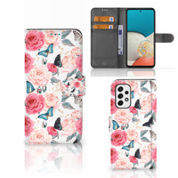 Samsung Galaxy A53 Hoesje Butterfly Roses