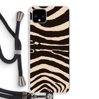 Arizona Zebra: Pixel 4 XL Transparant Hoesje met koord