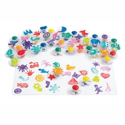 Colorations - gemakkelijke grip stempels megaset, 50st.