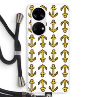 Musketon Anchor: Huawei P50 Transparant Hoesje met koord