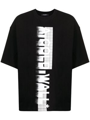 A-COLD-WALL* t-shirt à logo imprimé - Noir