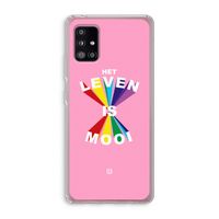 Het Leven Is Mooi: Samsung Galaxy A51 5G Transparant Hoesje