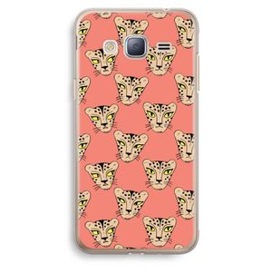 Tijger: Samsung Galaxy J3 (2016) Transparant Hoesje