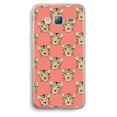 Tijger: Samsung Galaxy J3 (2016) Transparant Hoesje