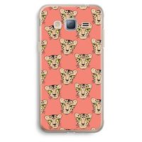 Tijger: Samsung Galaxy J3 (2016) Transparant Hoesje Tijger: Samsung Galaxy J3 (2016) Transparant Hoesje