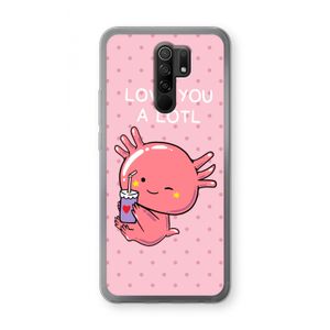 Love You A Lotl: Xiaomi Redmi 9 Transparant Hoesje