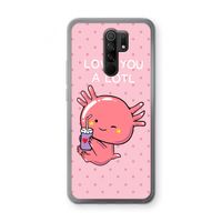Love You A Lotl: Xiaomi Redmi 9 Transparant Hoesje