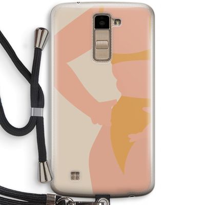 Bikini body: LG K10 (2016) Transparant Hoesje met koord