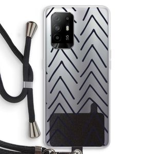 Marrakech Arrows: Oppo A94 5G Transparant Hoesje met koord