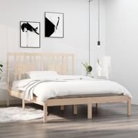 Bedframe massief hout 135x190 cm