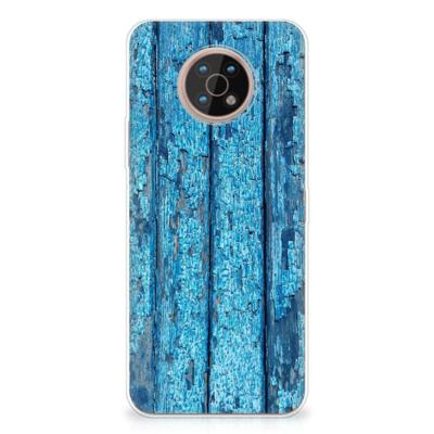 Nokia G50 | Bumper Hoesje | Wood Blue