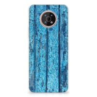 Nokia G50 | Bumper Hoesje | Wood Blue