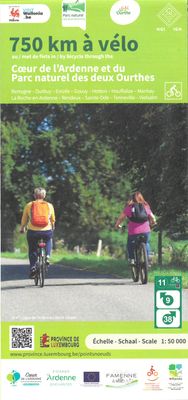 Fietsknooppuntenkaart 208 Coeur de l'Ardenne et PN Deux Ourthes et GAL Fietsknooppuntenkaart 208 Coeur de l'Ardenne et PN Deux Ourthes et GAL