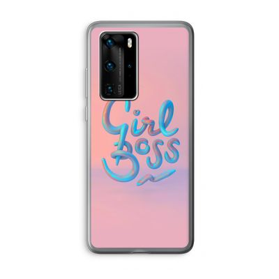 Girl boss: Huawei P40 Pro Transparant Hoesje