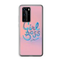 Girl boss: Huawei P40 Pro Transparant Hoesje
