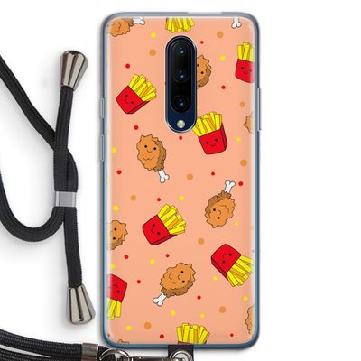 Chicken 'n Fries: OnePlus 7 Pro Transparant Hoesje met koord