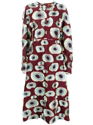 colville robe à imprimé graphique - Rouge