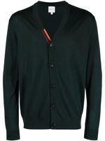 Paul Smith cardigan fin en laine - Vert