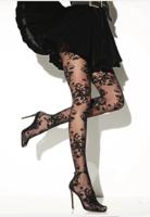 Atmosphère 40 den panty met bloemenpatroon - Girardi