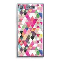 Gekleurde driehoekjes: Sony Xperia XZ1 Transparant Hoesje