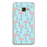 Anything Flamingoes: Samsung A3 (2017) Transparant Hoesje