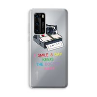 Smile: Huawei P40 Transparant Hoesje