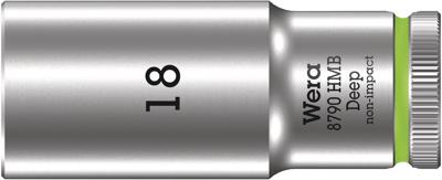 Wera 8790 HMB Deep Hand- en Machinedop met 3/8"-aandrijving, 10 x 64 mm 05004532001