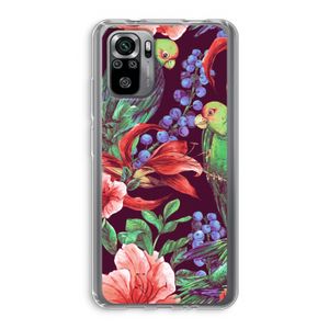 Papegaaien: Xiaomi Redmi Note 10S Transparant Hoesje