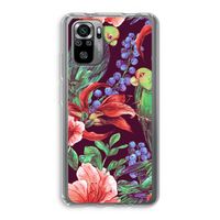 Papegaaien: Xiaomi Redmi Note 10S Transparant Hoesje