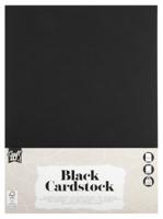 Hobbykarton craftid a4 220gr zwart 10 vel | 10 stuks