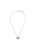Anapsara collier Dragonfly en or blanc 18ct orné de diamants - Argent
