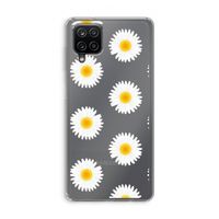 Margrietjes: Samsung Galaxy A12 Transparant Hoesje