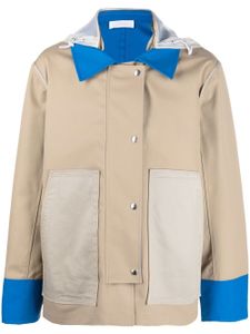 Helmut Lang veste colour block à simple boutonnage - Tons neutres