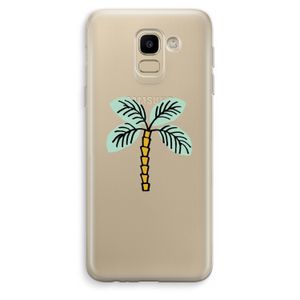 Palmboom: Samsung Galaxy J6 (2018) Transparant Hoesje