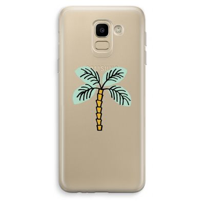 Palmboom: Samsung Galaxy J6 (2018) Transparant Hoesje