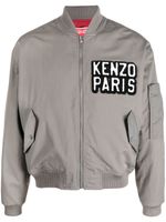 Kenzo veste bomber à patch logo - Gris - thumbnail