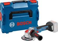 Bosch Blauw GWX 18V-10 SC Professional | Accu Haakse slijper | X-Lock | 2 x 5.5 Ah accu + snellader | In L-Boxx - 06017B0402