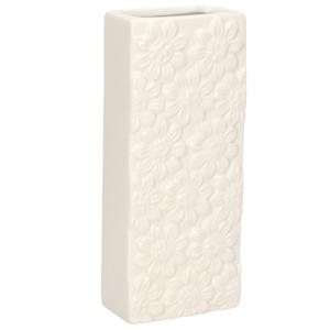 Waterverdamper - creme wit - keramiek - 400 ml - radiatorbak luchtbevochtiger - 7,4 x 17,7 cm