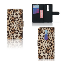 Nokia 4.2 Telefoonhoesje met Pasjes Leopard - thumbnail